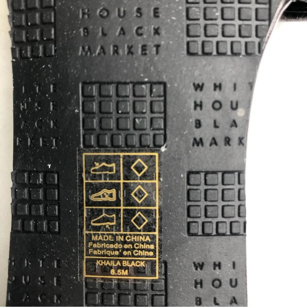 White House Black Market (WHBM) Rhinestone Slid Sandal - Picture 8 of 8